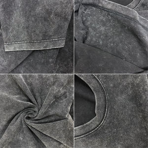 Men's Casual <b>Acid</b> <b>Wash</b> <b>T</b>-<b>Shirt</b> 100% Cotton O-Neck Loose Drop Shoulder Solid Pattern Men's <b>Acid</b> <b>Wash</b> <b>T</b> <b>Shirt</b> - Product Image 3