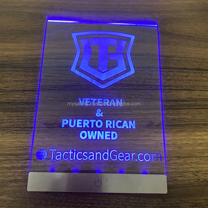 Sin Pedido Mínimo, Impresión Digital Personalizada, Porta Etiquetas con Código QR, Letrero LED de Plástico en Hebreo, Decoración para Hanukkah, Festividad Judía - Product Image 2