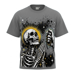 Camisetas de Hombre de Alta Calidad para Uso Casual, Ligeras, 100% Algodón, Impresión Serigráfica, Corte Holgado, Transpirables, Gran Venta - Product Image 1