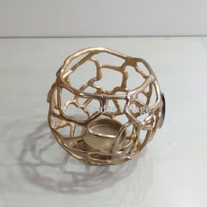 Artistic Geometric <b>Silver</b> Metal Tea Light Holder Modern Candle <b>Lantern</b> for Wedding Party Table Decor Stylish Home Accent Center - Product Image 4