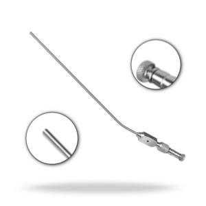 Tubes d'aspiration Frazier en acier inoxydable avec poignée ergonomique – 5,5, 7, 8, 9 et 11 pouces – Instrument chirurgical pour la colonne vertébrale - Product Image 1