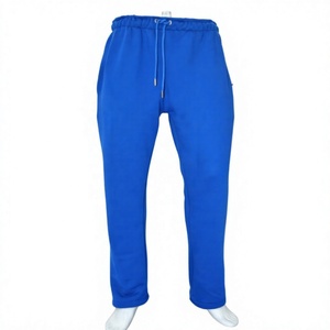 Pantalon de jogging unisexe en molleton de coton brossé, léger, respirant, anti-plis, avec cordon de serrage, décontracté, doux et chaud - Product Image 1