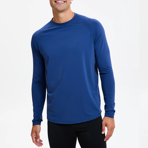 T-shirt de performance à manches longues pour homme, anti-UV UPF 50, séchage rapide, évacuation de l'humidité, écologique, pour la gym, la course et le sport - Product Image 1
