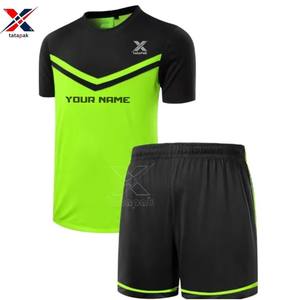 Maillots de football 7V7 légers et respirants, col en V, manches courtes, nom du joueur personnalisé, nom de l'équipe, 100% polyester, uniforme à séchage rapide - Product Image 6
