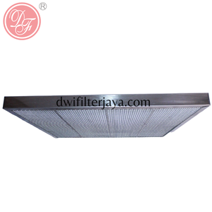Nouveau filtre plissé mini Ulpa Hepa H13 H14 de qualité moyenne pour HVAC en fibre de verre, prix direct usine - Product Image 2