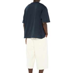 เสื้อยืดคอกลมทรงบ็อกซ์ฟิต ผ้าฝ้าย 100% ระบายอากาศดี ตัดเย็บแบบไหล่ตก น้ำหนัก 210 กรัม ไม่ยับง่าย สำหรับผู้ชาย ขายส่ง - Product Image 2