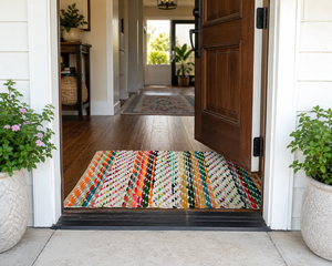 Tapis de salon durable, lavable et antidérapant, et tapis en polypropylène tissé plat, idéal pour la porte d'entrée et la cuisine. - Product Image 1