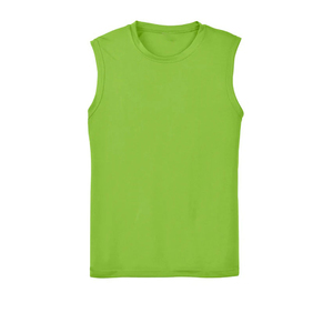 Débardeur 100% polyester pour homme avec logo personnalisé, débardeur respirant classique pour homme, débardeur de sport sans manches à séchage rapide pour la salle de sport - Product Image 3