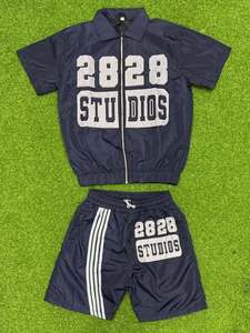 Conjunto de Pantalones Cortos Deportivos Personalizados TAHAD 2026 para Hombre, Chaqueta Cortavientos de Nailon con Contraste de Color Sólido, Conjunto de Dos Piezas - Product Image 4