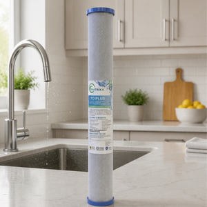 Filtre à eau en bloc de carbone NSF 42 pour système domestique de 20 pouces, cartouche activée pour une hydratation propre et fraîche - Product Image 1