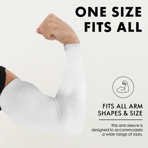 Mangas de brazo personalizadas para hombre y mujer, de secado rápido, protección solar, para correr, ciclismo y otros deportes. - Product Image 2