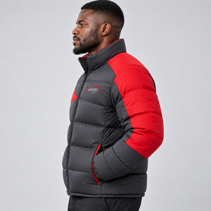 Veste matelassée pour homme avec tissu durable de haute qualité, isolation thermique, finition hydrofuge, design léger, confortable et coupe-vent - Product Image 2