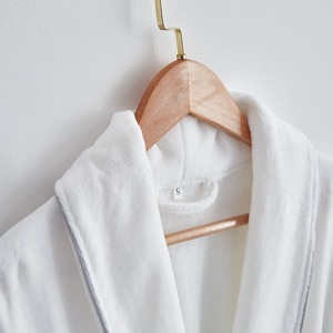 Premium Cotton Bath <b>Robe</b> for <b>Men</b> and Women Soft Absorbent Terry <b>Toweling</b> Dressing Gown for Home Spa Hotel Available for Sale - Product Image 2