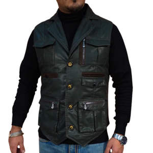 Chaqueta de Motocicleta de Cuero con Cuello Alto para Hombre, Marca Personalizada, Impermeable, Resistente al Viento, Reversible, Transpirable, Ecológica, para Invierno y Actividades al Aire Libre - Product Image 2
