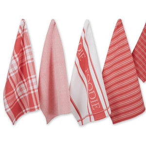 Serviettes de cuisine compressées 100% coton tissé, séchage rapide, motif à carreaux, 45x45cm, noir et rouge, vente en gros, OEM, ODM - Product Image 2