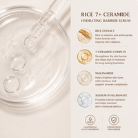 Sérum Visage Éclat ETRUN ALISA : Booster de Teint au Riz et Céramide 7, Hydratant, Atténue les Taches Brunes, Répare la Barrière Cutanée (OEM/ODM)