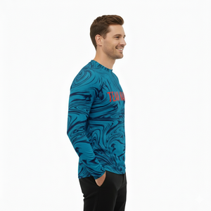 T-shirts personnalisés de haute qualité à manches longues Sublimation Vêtements personnalisés Commandes en gros Vente en gros en ligne - Product Image 5