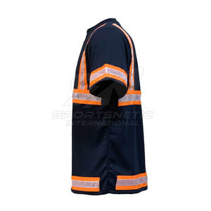 Camiseta de Trabajo Industrial, Tejido Transpirable, Cómoda, Manga Corta, Uniforme para Trabajadores - Product Image 4