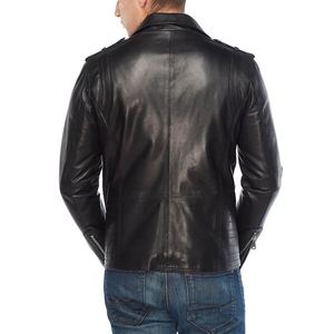 Veste d'hiver pour homme la plus vendue, en cuir, col montant, logo frontal, manches longues, style vintage, séchage rapide, élégante, streetwear décontracté - Product Image 6