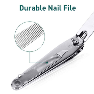 Coupe-ongles avec poignée antidérapante, outil de coupe d'ongles en acier inoxydable durable pour une prise en main confortable - Product Image 3