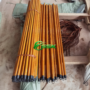 Cabezal de PVC de alta calidad, impermeable, duradero, portátil y ligero, con mango de madera vietnamita y núcleo de madera de eucalipto, con borde liso. - Product Image 5