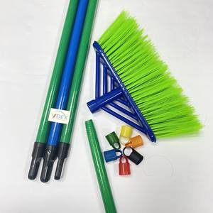 Wholesale Hot-Selling PVC Coated <b>Wooden</b> <b>Broom</b> Stick & <b>Broom</b> <b>Handle</b> for Household Use Stylish Hand Style With End Thread - Product Image 6