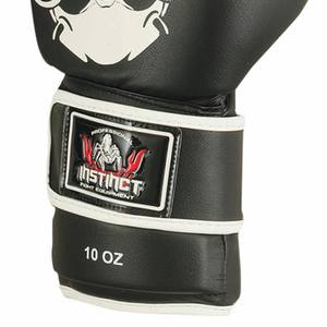 Guantes de Boxeo de Competición para Adultos de Calidad Premium, Duraderos, con Diseño de Doble Calavera, Resistentes al Viento, de Cuero, con Soporte para Muñeca - Product Image 4