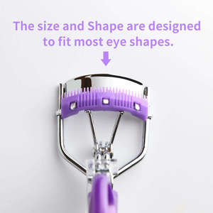 Recourbe-cils professionnel de haute qualité en acier inoxydable avec peigne pour le maquillage quotidien - Product Image 6