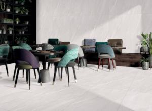 กระเบื้องพอร์ซเลนลายแกะสลักดีไซน์ทันสมัย ขนาด 800x1600 1200x1800 750x1500 มม. กระเบื้องแผ่นใหญ่ สำหรับใช้ในบ้านพักตากอากาศและเชิงพาณิชย์ - Product Image 6