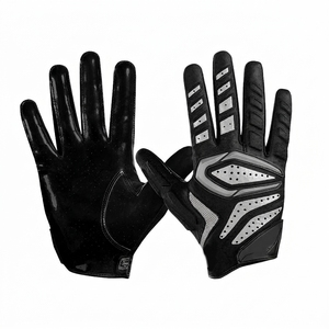 Guantes de Fútbol Americano de Alto Rendimiento, Transpirables, Antideslizantes, con Logotipo Personalizado, Talla Personalizada, de Alta Calidad, Gran Venta - Product Image 3