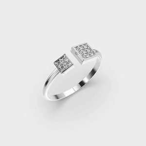 Bague en diamant élégante très demandée, parfaite pour les fiançailles ou les anniversaires, disponible au meilleur prix - Product Image 2