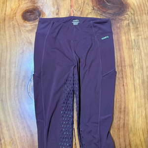 Leggings Kerrits para Mujer, Pantalones de Equitación Talla Mediana, Color Borgoña - Product Image 3