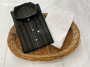 High Quality Pure Cotton with Weaving Lining Readymade <b>Kurta</b>-Cotton Payjama Collection Online Shopping India At Wholesale Rate - Product Image 2