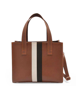 Conjunto de Bolsos de Mano de Cuero PU Marrón, Bolso de Hombro Ajustable con Cremallera para Viajes Diarios - Product Image 1