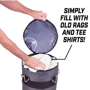 Saco de Boxeo Colgante de Cuero de Alta Calidad, Diseño Resistente para Práctica de Boxeo, Kickboxing y Artes Marciales en Casa o Gimnasio Profesional - Product Image 2