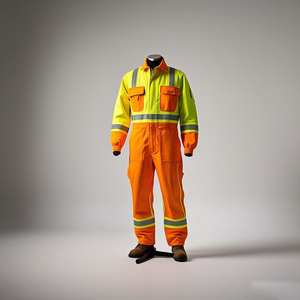 Ropa de Trabajo, Overol, Uniforme Laboral, Overoles Personalizados Unisex, Ropa de Seguridad para la Construcción, Reflectante, Alta Visibilidad, Impermeable - Product Image 5