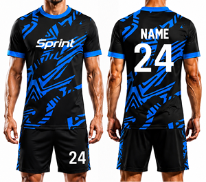 Maillots de football classiques en Spandex/Polyester respirants et à séchage rapide de qualité supérieure en gros – Tenues de football personnalisées - Product Image 1