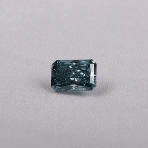 Diamante Suelto para Joyería Premium Unisex, Corte Radiante, 1 Quilate, Azul Fantasía, VVS2 VS1, Cultivado en Laboratorio con Certificación IGI CVD - Product Image 6