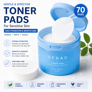 แผ่นโทนเนอร์ DFRAU 2 ชั้น 70 แผ่น 210 มล. ผ้าฝ้ายไม่ทอสำหรับดูแลผิว - Product Image 4