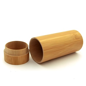 Mallette de rangement en tube de bambou biodégradable réutilisable pour emballer des baguettes de brosse à dents du Vietnam - Product Image 2