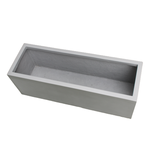 Rectangular Classic Plain Design Handcrafted Hand Carved FRP Planter Pot Lightweight Unbreakable Floor <b>Outdoor</b>/Indoor Use - Product Image 5