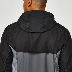 Wholesale Mens Sportswear Polyester Tracksuit <b>Windbreaker</b> Outfits Custom Jacket Two Piece Set - Product Image 5