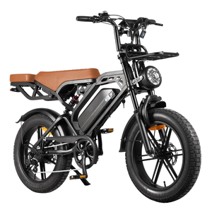Bicicleta Eléctrica Urbana V20 Pro, Llanta Gruesa de 20 Pulgadas, 45 KM/H, Doble Suspensión, Motor en el Buje Trasero, Cuadro de Aleación de Aluminio, Bicicleta Eléctrica para Adultos - Product Image 5