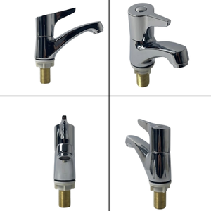 Robinet de lavabo en gros ABS chromé, eau froide uniquement, filetage en laiton, pour salle de bain, montage sur comptoir, KSLA-10Xi KSN Vietnam - Product Image 3