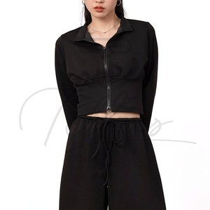 Chaquetas cortas para mujer más a la moda del 2024 con mangas largas, chaquetas cortas para mujer en venta - Product Image 4