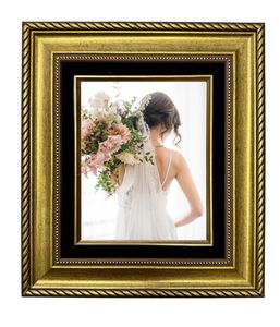 Cadre photo en laiton pour mariage, anniversaire, cadeau d'entreprise, article festif, cadeau de luxe pour l'inauguration d'une maison - Product Image 3