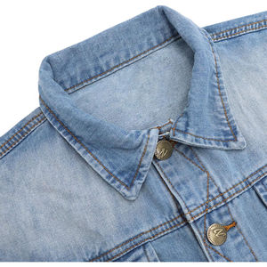 Chaleco Vaquero para Hombre, Estilo Casual, Desgastado, Azul Claro, Sin Mangas, Estilo Vintage, Tela de Algodón, para Primavera - Product Image 6