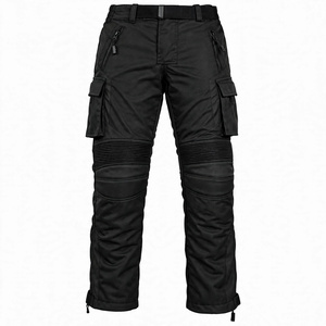 Pantalon de moto en textile imperméable personnalisé, avec protections rembourrées, style cargo, pour motard, équipement de sécurité - Product Image 1