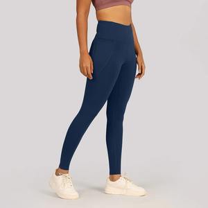 Leggings de yoga taille haute personnalisés pour femmes, effet scrunch, couleur unie, respirants, séchage rapide, rehaussement des fessiers, pour fitness, gym, entraînement et sport - Product Image 2