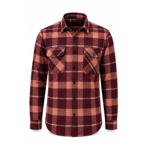 Chemise en flanelle de coton unie pour homme, fabrication OEM sur mesure, respirante, douce, confortable, de haute qualité, séchage rapide, pour la saison printanière - Product Image 2